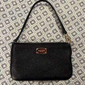 Michael Kors Black Wristlet Clutch